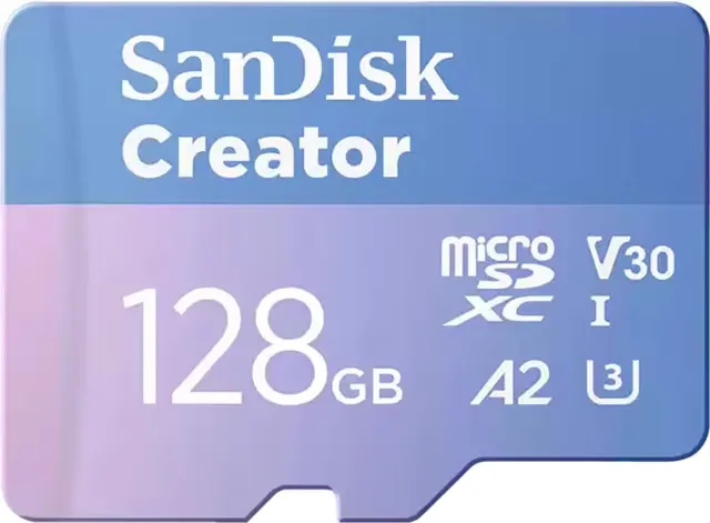 SanDisk Creator Extreme microSD-kort (128 GB)