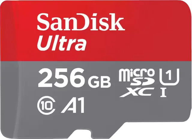 SanDisk Ultra PLUS microSD-kort (256 GB)