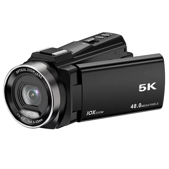 MTK 5K digitalkamera med 3x optisk zoom och 6-axlig stabilisering, inkl. 32 GB kort