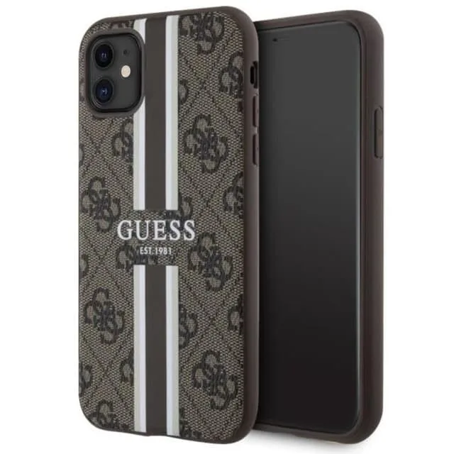 Guess Mobilskal till iPhone 11/XR MagSafe Printed Stripes