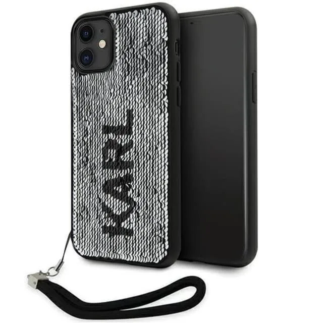 Karl Lagerfeld Mobilskal till iPhone 11/XR Sequins Cord