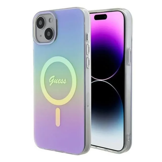 Guess Mobilskal till iPhone 15 Magsafe IML Iridescent