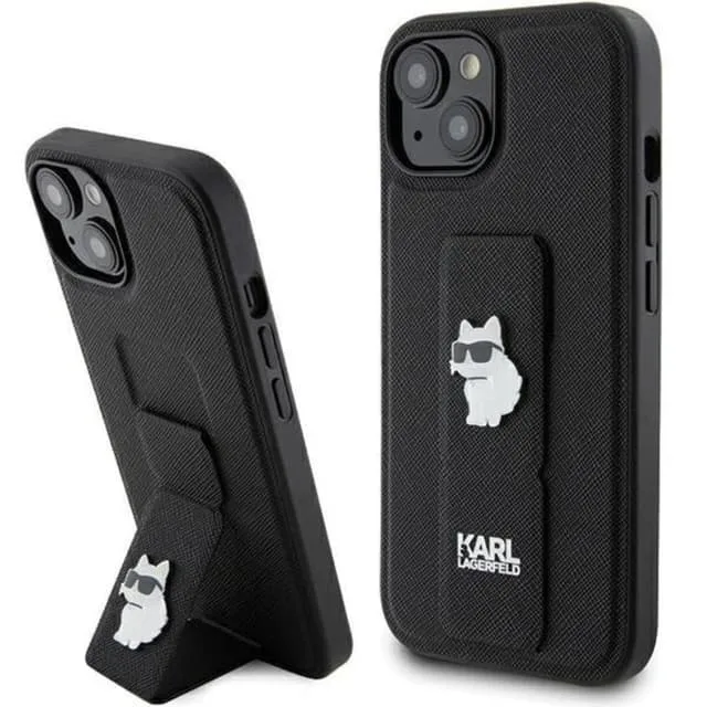 Karl Lagerfeld Mobilskal till iPhone 15 Gripstand Saffiano