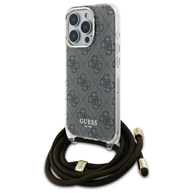 Guess Mobilskal till iPhone 16 Pro Max Crossbody Cord 4G Print
