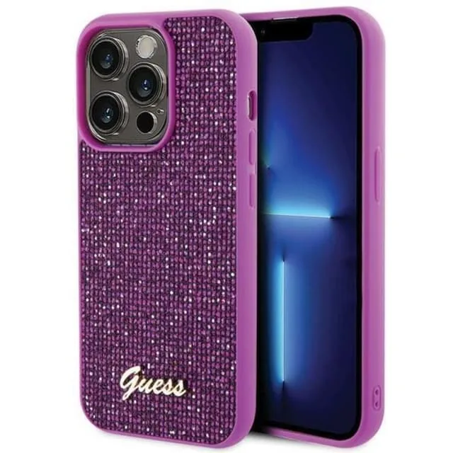 Guess Mobilskal till iPhone 15 Pro Disco Metal Script
