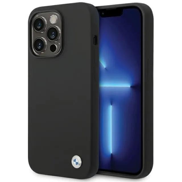 BMW Mobilskal till iPhone 15 Pro Silikon Metal Logo