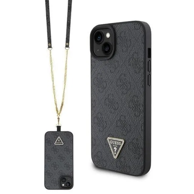 Guess Mobilskal till iPhone 15 Plus Crossbody Metall Logo