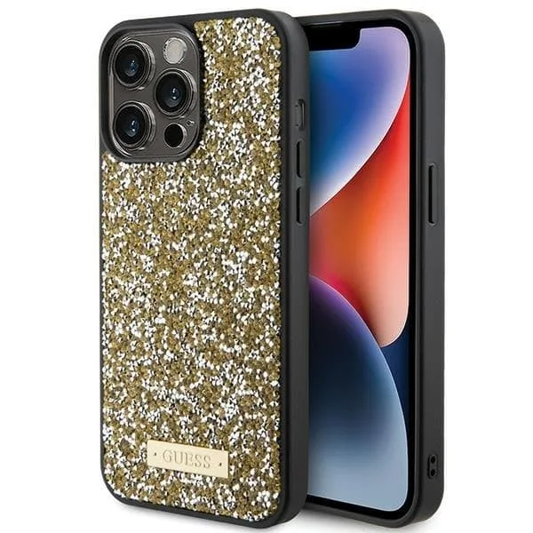Guess iPhone 15 Pro Skal Gul HC