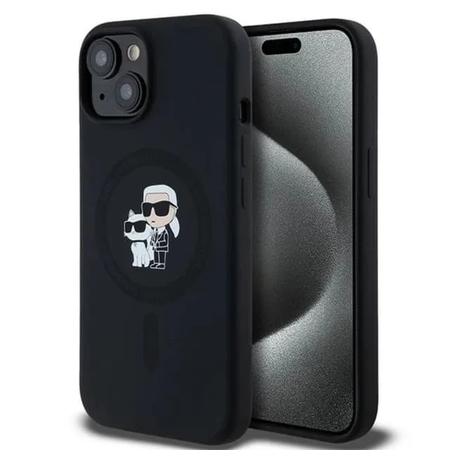 Karl Lagerfeld Mobilskal till iPhone 15/14 Plus Magsafe Silikon