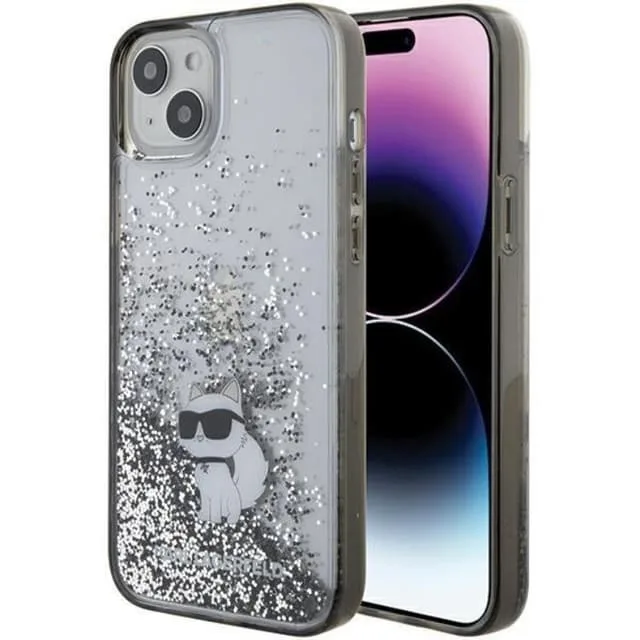 Karl Lagerfeld Mobilskal till iPhone 15 Liquid Glitter