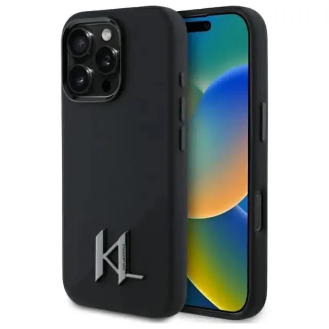 Karl Lagerfeld Mobilskal till iPhone 15 Pro Max Magsafe Shadow Metal