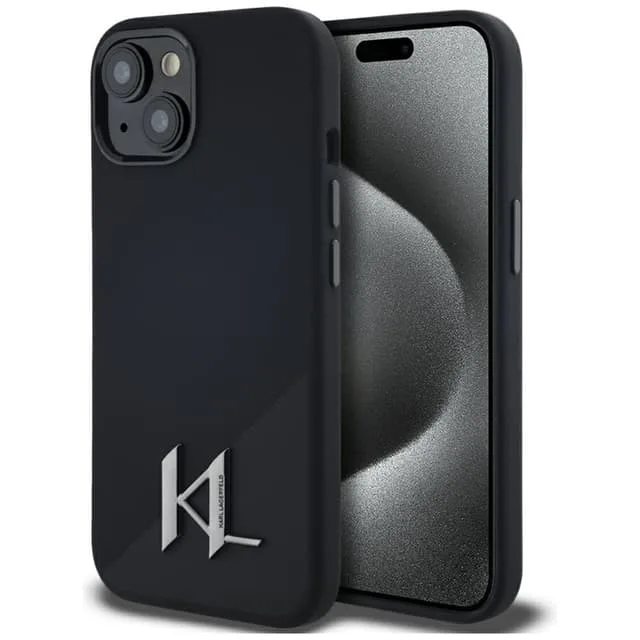 Karl Lagerfeld Mobilskal till iPhone 15 Magsafe Shadow Metal