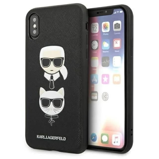 Karl Lagerfeld iPhone X/XS Skal Saffiano Ikonik Karl