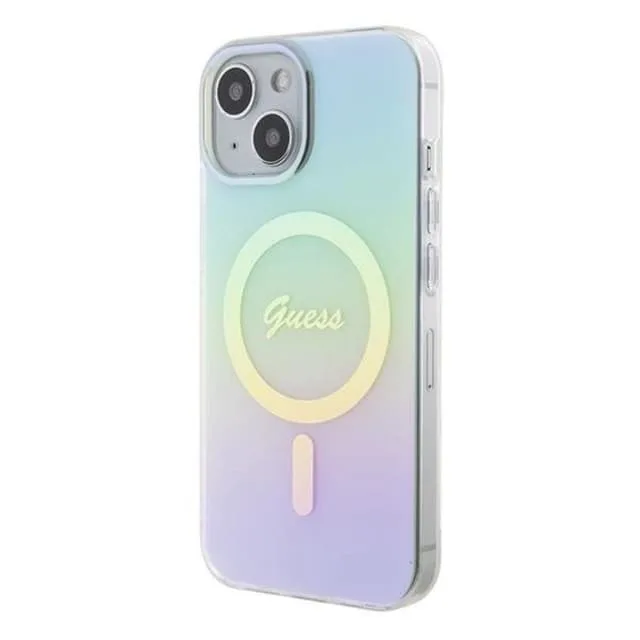 Guess Mobilskal till iPhone 15 Plus Magsafe IML Iridescent