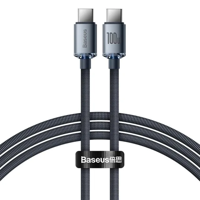 Baseus USB-C till USB-C Kabel 100W 1.2m