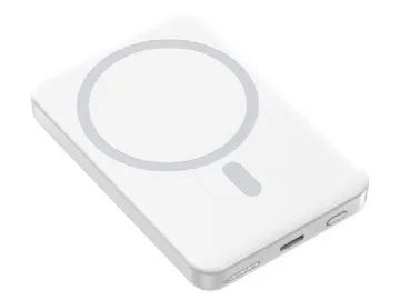 XtremeMac XWH-PMS2-13, 5000 mAh, Trådlös laddning, Vit