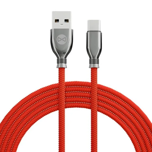 Forever Tornado USB-C till USB-A kabel 1m 3A