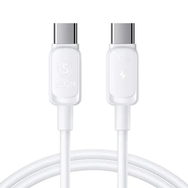 SiGN USB-C till USB-C Kabel 0.25m 100W