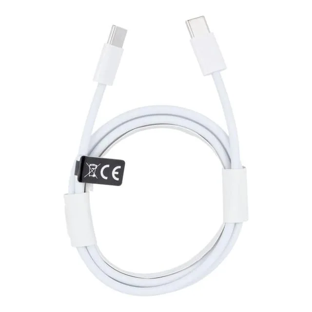 USB-C till USB-C kabel 2m 30W HD26- Vit