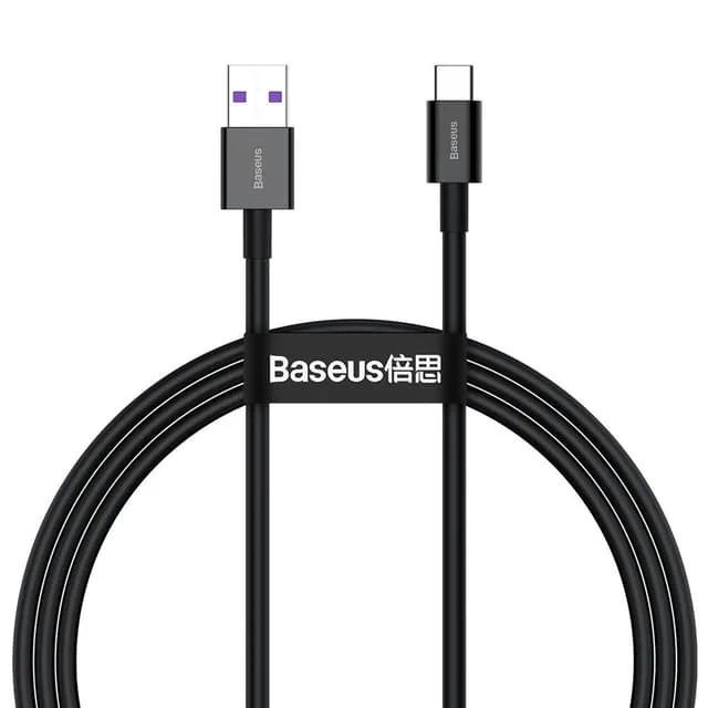 Baseus Huawei Fast Charging USB-C till USB-A kabel 1m