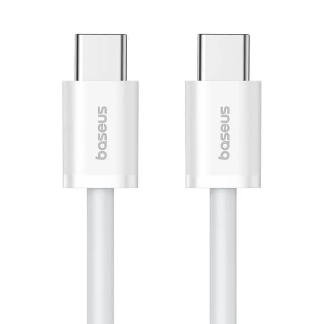 Baseus USB-C till USB-C-kabel Superior 30 W, 480 Mb/s, 2 m, vit