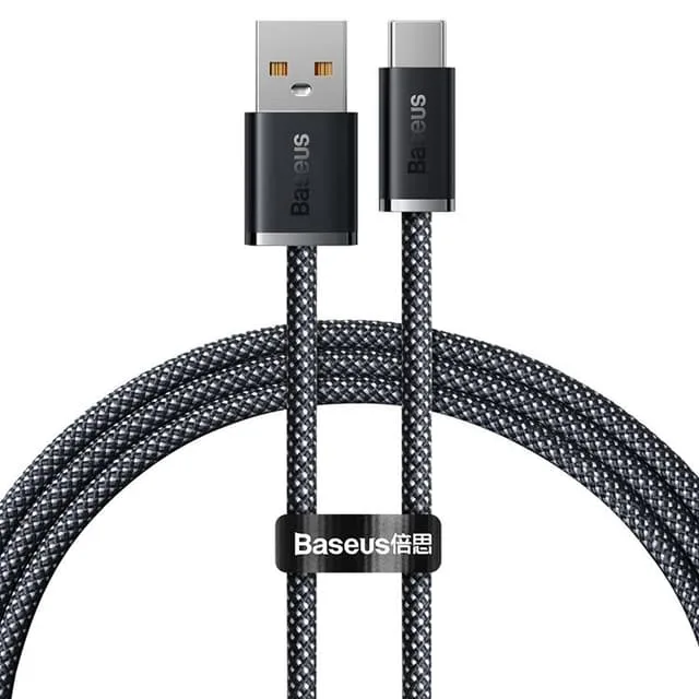Baseus USB-A - USB-C 1 m USB-kabel Grå