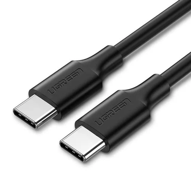 USB-C kabel för laddning och dataöverföring 3A 3m svart