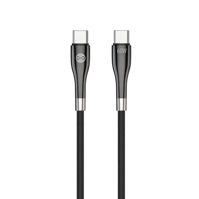 Forever Sleek USB-C till USB-C kabel 1m 60W