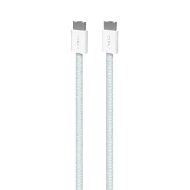 Puro USB-C till USB-C-kabel 1,5 m, blå