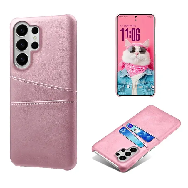 SKALO PU-Läder Korthållare Skal för Samsung Galaxy S26 Ultra