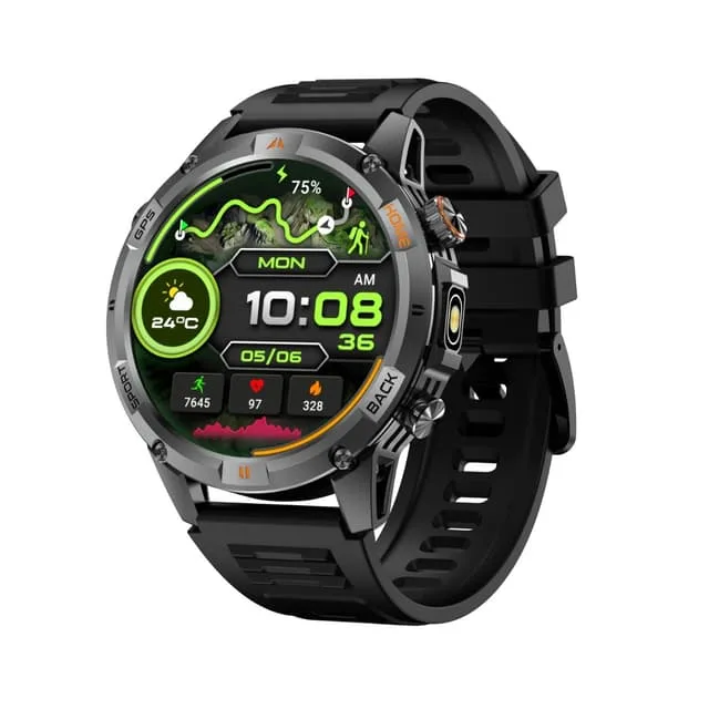 SMARTWATCH MED HÄLSOÖVERVAKNING och GLORYFIT-APP – Upptäck Din Optimala Hälsa Black