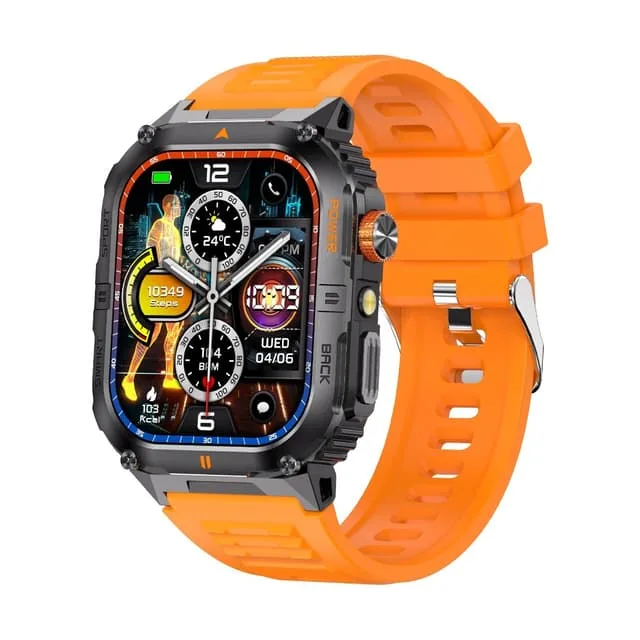 INF Multifunktionell Smartwatch med Hälsoövervakning & Bluetooth-Samtal