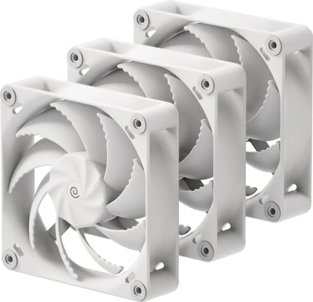 HAVN H12 120 mm fläkt (3-pack, vit)