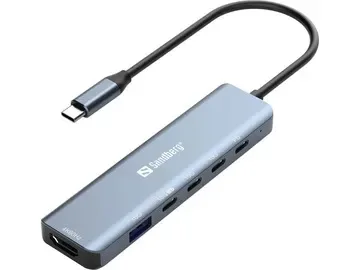 Sandberg USB-C 6-in-1 MediaDock