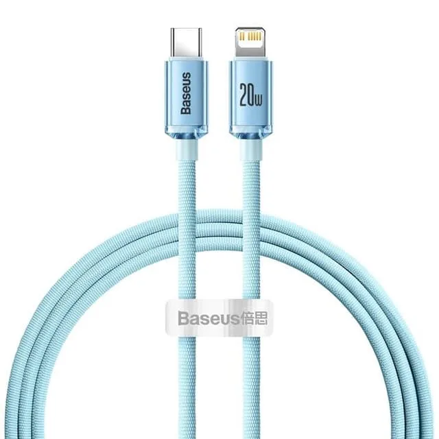 Baseus Crystal Shine USB-C till Lightning kabel 20W 1.2m