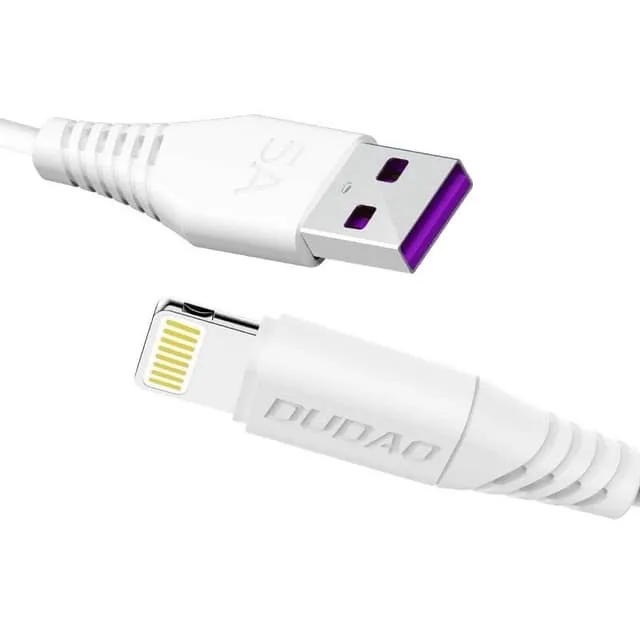 Dudao snabbaddning USB-A till Lightning kabel 5A