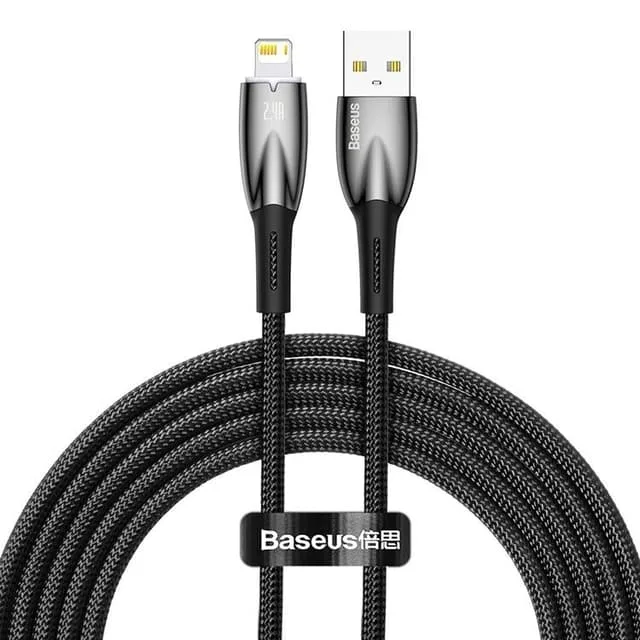 Baseus USB-A till Lightning kabel 2.4 A 2m