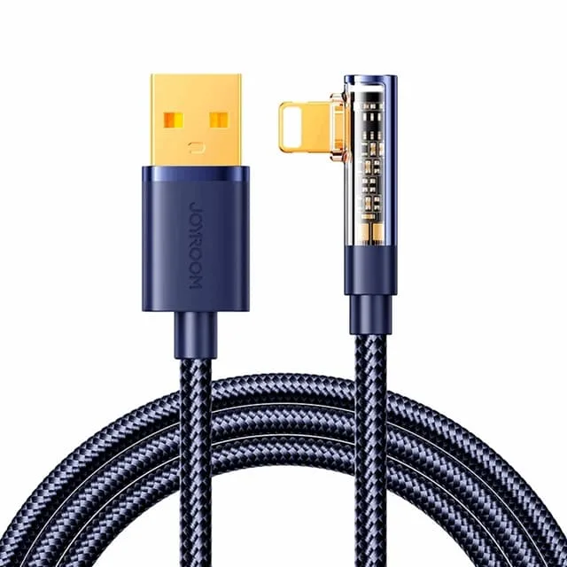 Joyroom Angled USB-A till Lightning kabel 1.2m