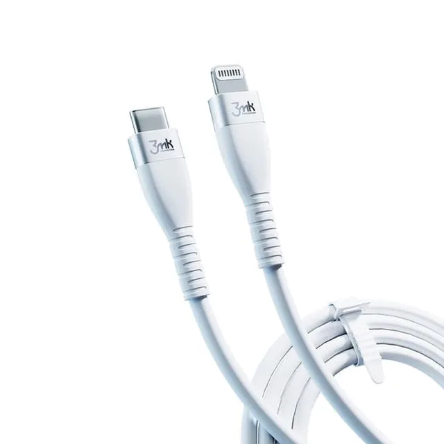 3MK USB-C till Lightning kabel 20W 1m HyperSilikon