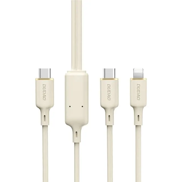 Dudao 2in1 USB-C till USB-C lightning Kabel 1.2m