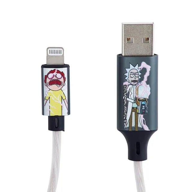 RICK&MORTY USB A Till Lightning Kabel