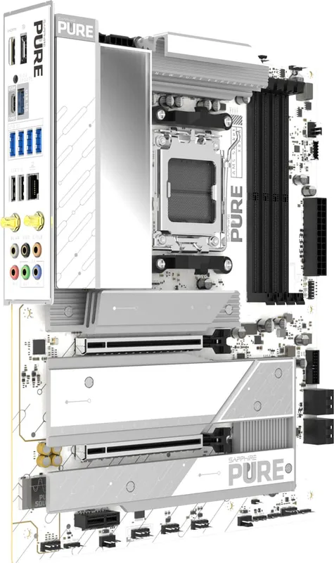 Sapphire Pure X870A WIFI7 moderkort