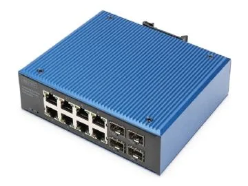 INDUSTRI 8+4-PORTAR E POE SWITCH