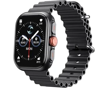 HAVIT M9068 smartklocka, 2,01 tum AMOLED, IP68, svart