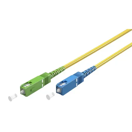 Goobay FTTH-glasfiberkabel, singlemode OS2, gul, 20 m