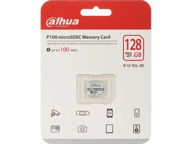 Dahua Technology DHI-TF-P100 microSDXC-minneskort, klass 10, UHS-I