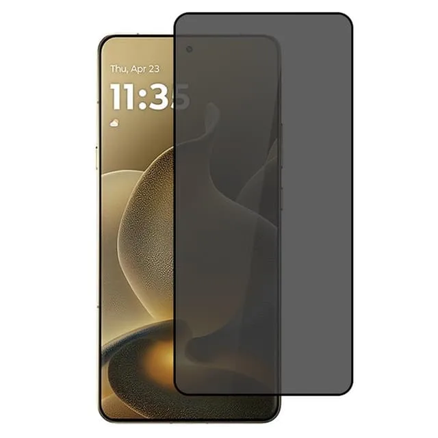 Skalo Motorola signature Privacy Skärmskydd Härdat Glas