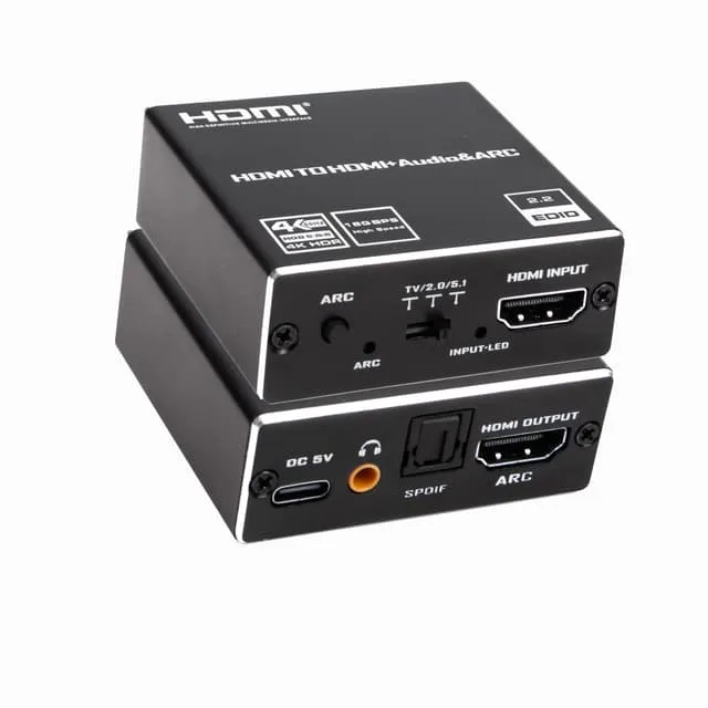 Nördic HDMI till HDMI med ljudextraktor och ARC