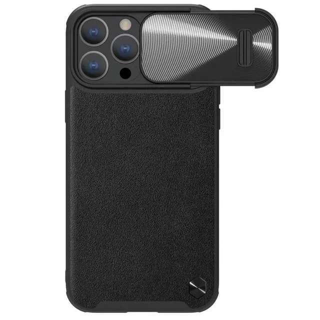 Nillkin iPhone 14 Pro Max Skal CamShield Läder S