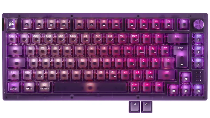 Corsair K65 PLUS Wireless 75% Atomic Purple